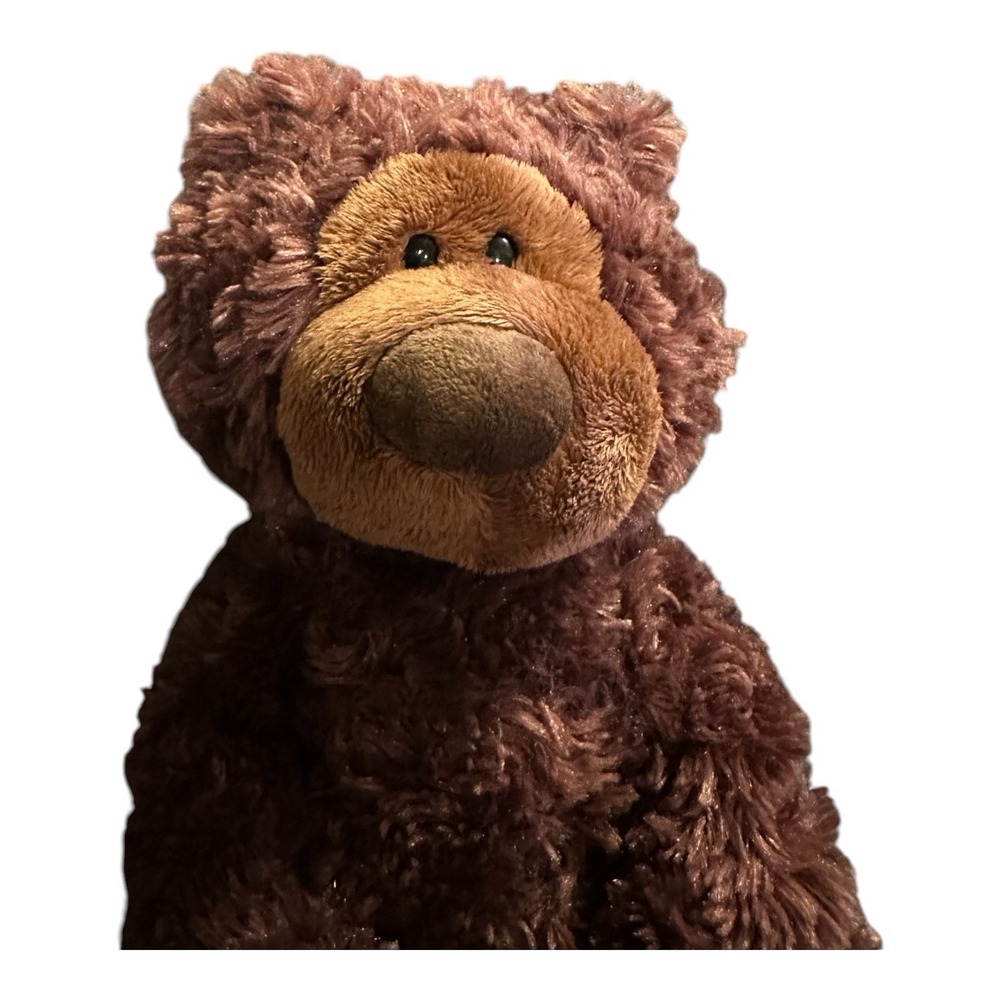 GUND Philbin Teddy Bear 12" Chocolate Brown Shaggy Plush Stuffed Animal 320046 - Picture 2 of 7